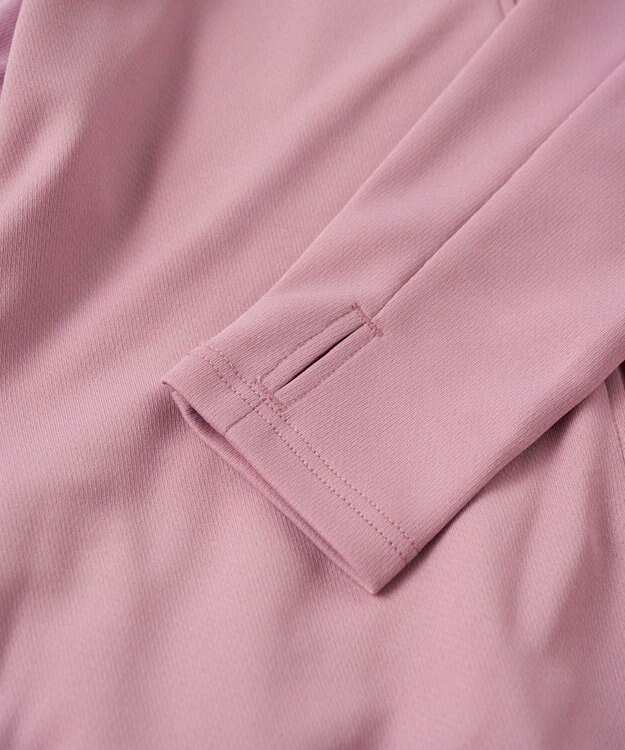 OP／FILA 【Ocean Pacific】フリル切り替えラッシュガード パーカー ピンク