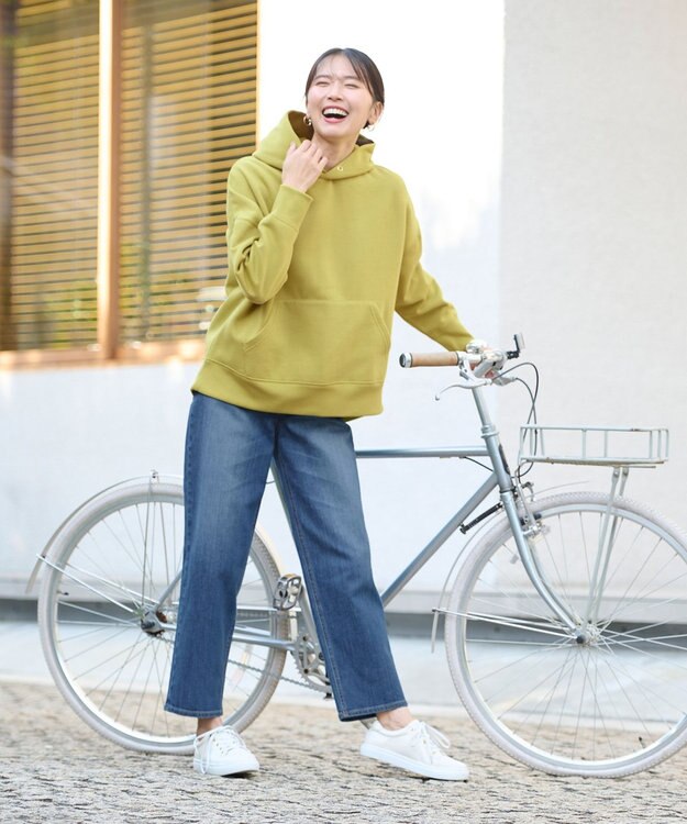 ANY 【8色展開・洗濯機可】春めきカラフルパーカー ピスタチオ