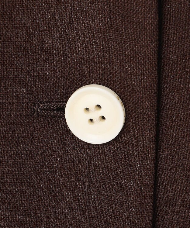 BEIGE， CAROLE / リネンライク ダブルジャケット Bordeaux