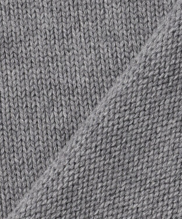 BEIGE， 【洗える】CHESTER / フェイクファーVネックカーディガン Md.Gray