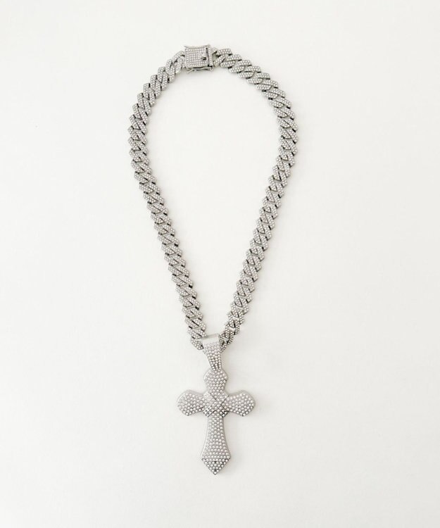 WEGO Mモチーフラインストーンネックレス 柄3