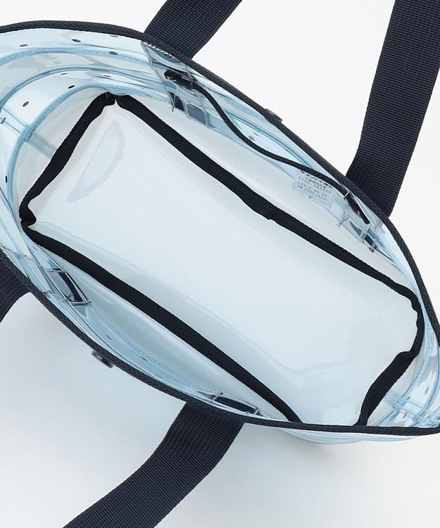 組曲 KIDS 【Fサイズ】シアードット ビニールバッグ サックスブルー系3