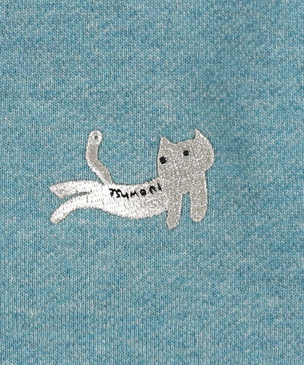 tsumori chisato SLEEP ツモリチサト カーディガン 長袖 ルームウェア 綿100%(本体) レディース UTX586 /ワコール ブルー