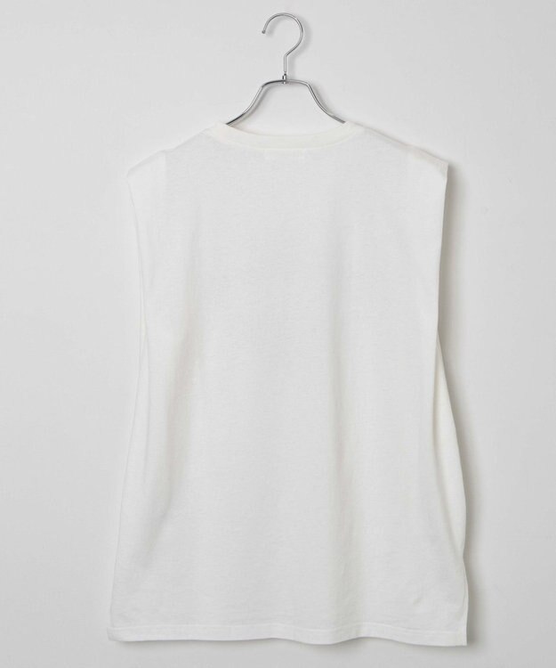 WEGO タックノースリーブT ホワイト