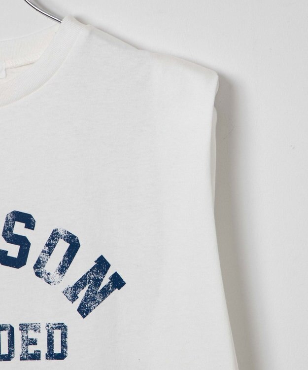 WEGO タックノースリーブT ホワイト