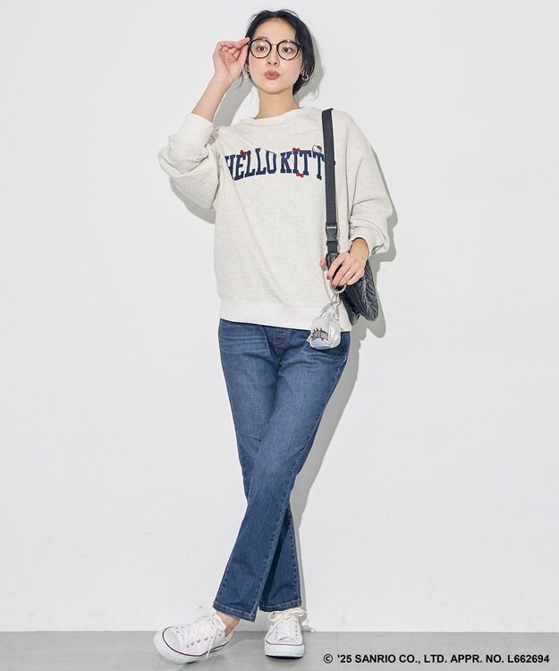 ANY 【ハローキティ×ANY】キルトショルダーバッグ ブラック