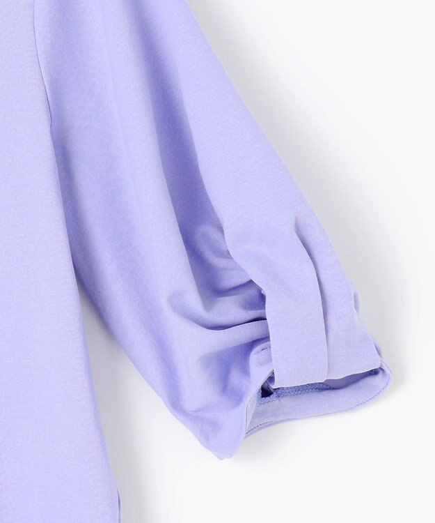 ANY シルケットスムース タックスリーブプルオーバー ブルー