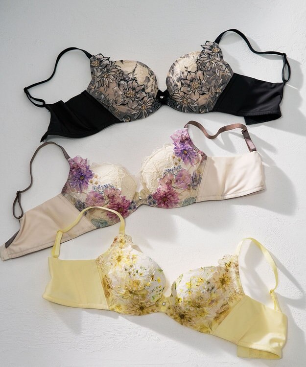 WACOAL ブラジャー 【ハグするブラ】 体温を感知してカラダになじむ 谷間メイク 脇高設計 レディース BXB478 /ワコール ベージュ