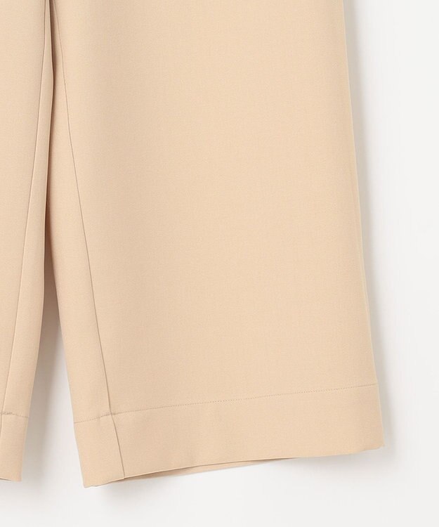 Feroux 【洗える】ハイウエストマリン パンツ ベージュ系