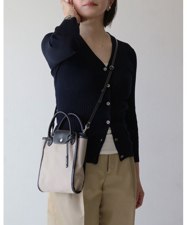 MORROW by thank 新色追加！【軽量】NYC BAG ミニショルダーバッグ ベージュXブラック