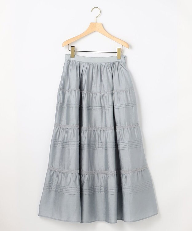 組曲 L 【先行予約】クラウドローン スカート ブルーグレー系