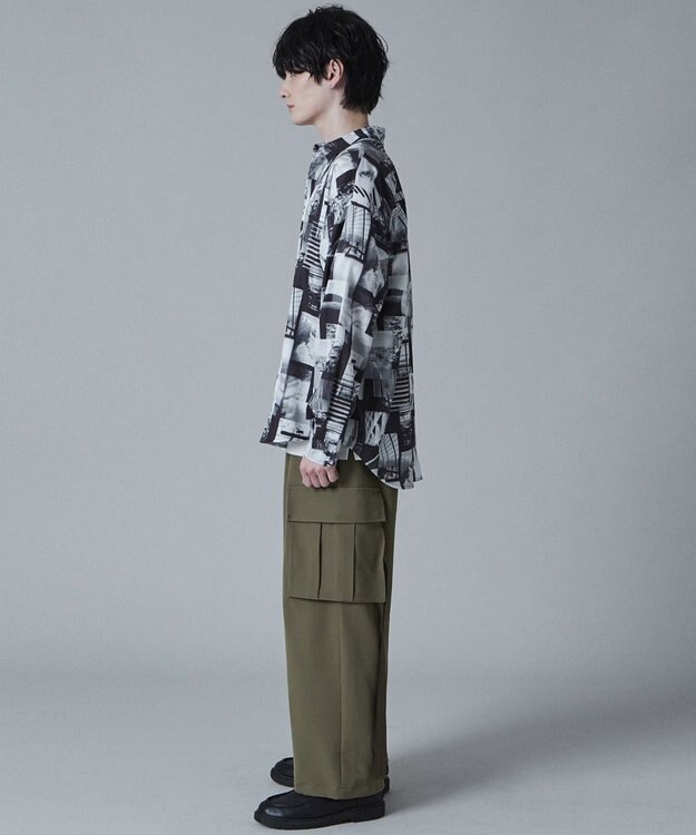 WEGO アムンゼンパターンBIGシャツ 柄1