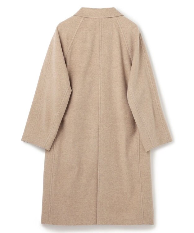 BEIGE， 【VERY NaVY12月号掲載】LABBOCK / ウール混ラグランステンカラーコート Taupe