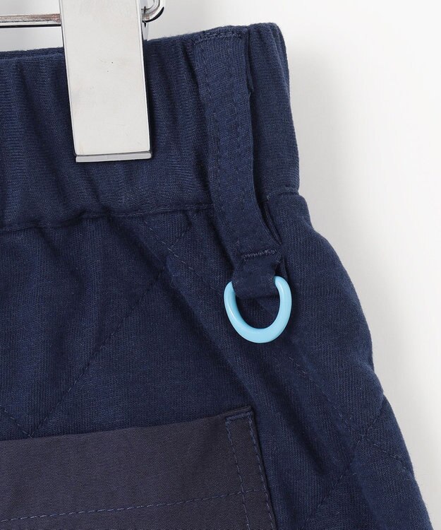 PW CIRCULUS 【裏地付き/防寒】【WOMEN】キルティングスカート ネイビー系