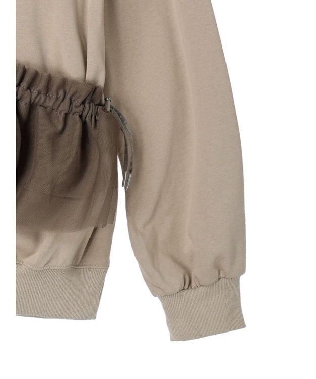 Green Parks ・ＳＵＧＡＲ　ＳＰＯＯＮ　３ｗａｙチュールフリルスウェット Beige