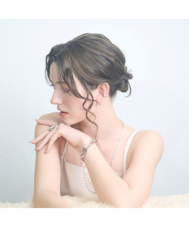 blancotokyo 【金属アレルギー対応】シンプルフープピアス CALM シルバー