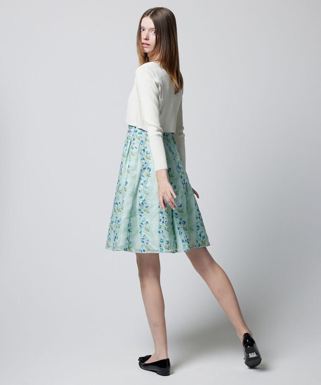 TOCCA SILK RIB BOLERO ボレロ アイボリー系