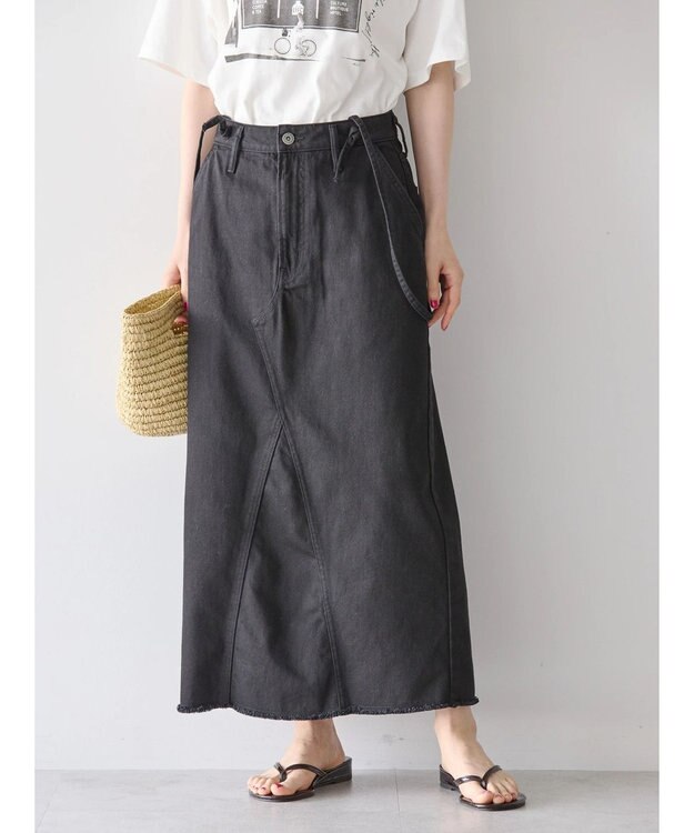 AMERICAN HOLIC サス付きタイトスカート Black