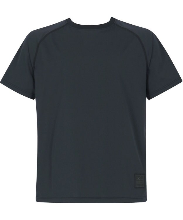 CW-X 【UNISEX】 CW-X トップス ハイゲージニットＴシャツ 半袖 3分袖 Ｕネック UVカット率90%以上(本体) 吸汗速乾(本体) ユニセックス DLR175 /ワコール ブラック