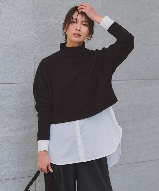 UNFILO L シャツコンビレイヤードTシャツ オフ