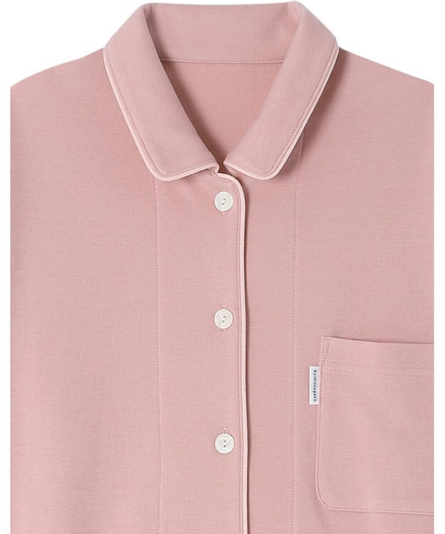 ワコール／睡眠科学 パジャマ 長袖 長ズボン 綿100%(本体) 天綿使用 上下セット 前開き YDW446 睡眠科学／ワコール ピンク