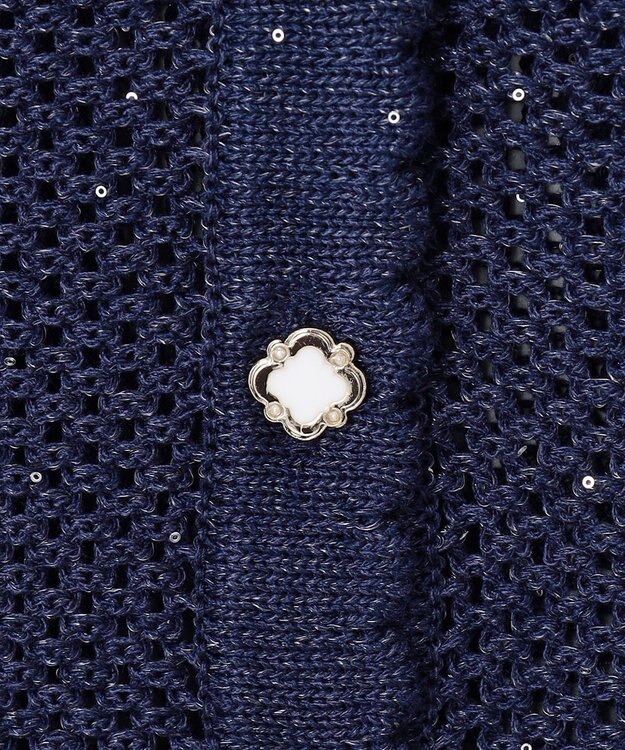 TOCCA SUMMER STARS CARDIGAN カーディガン ネイビー系