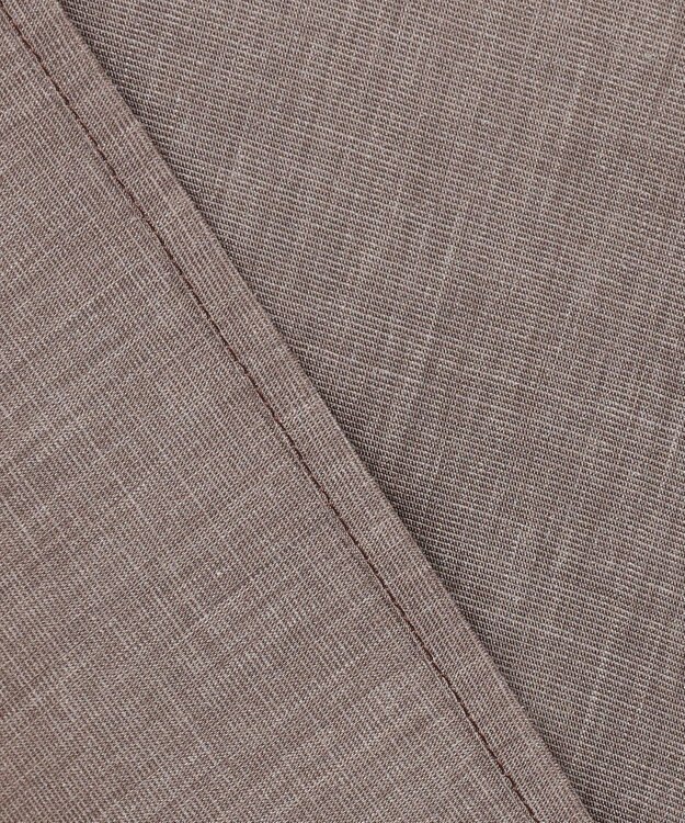 J.PRESS LADIES 【洗える】ラミーポプリン シャツ ブラウス ブラウン系