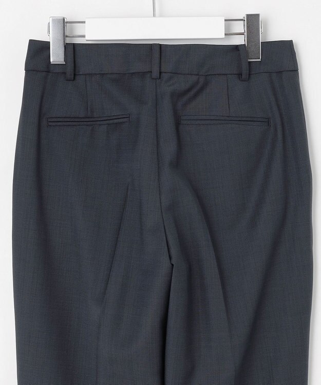 J.PRESS LADIES 【セットアップ対応】BAHARIYE テーパード パンツ ネイビーピンヘッド系