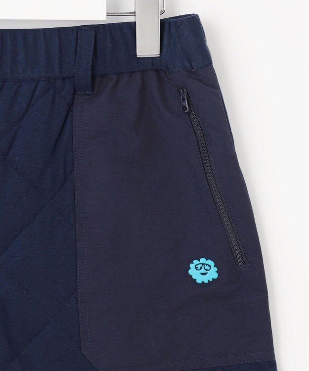 PW CIRCULUS 【裏地付き/防寒】【WOMEN】キルティングスカート ネイビー系