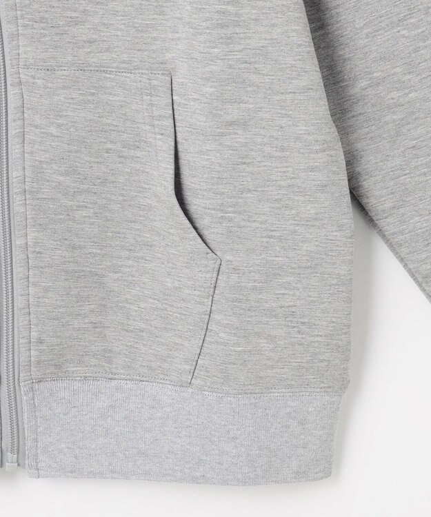 J.PRESS KIDS 【140-170cm】ダンボールニット ロゴ パーカー トップグレー