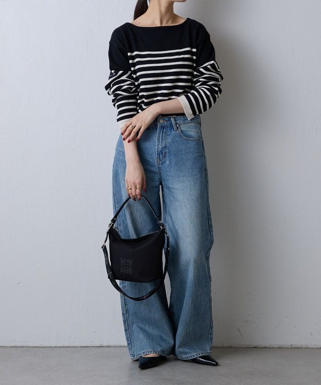 russet ＜320g/撥水性あり＞コーデュラナイロン2wayシンプルショルダーバッグ(CE-1536) Black