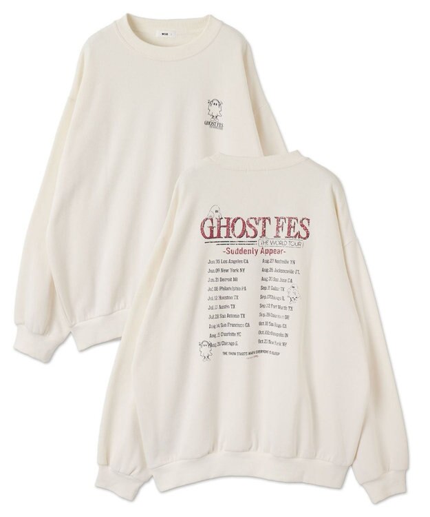 WEGO 【裏起毛/ユニセックス着用ITEM/SMLサイズ展開】アソートグラフィックプルオーバー（4） 柄55