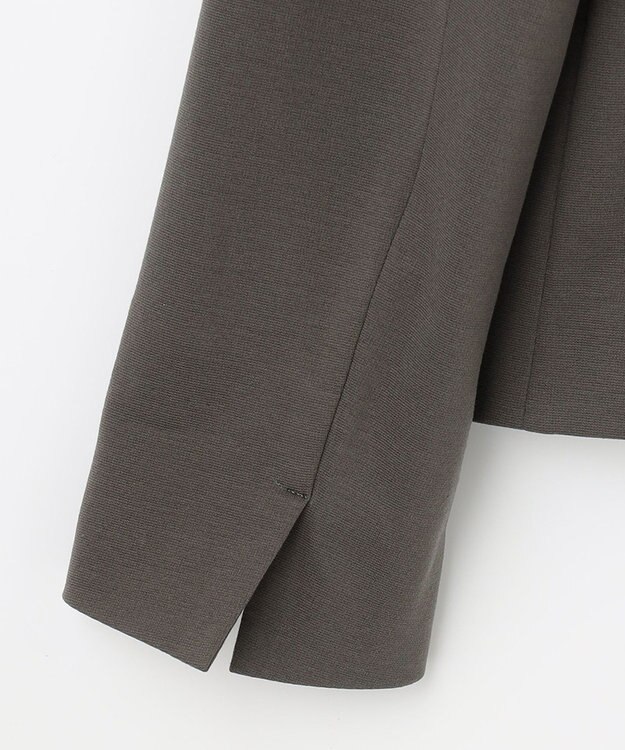 自由区 【XSサイズ～/洗える】WASHABLEPONTE  ボレロジャケット カーキ系