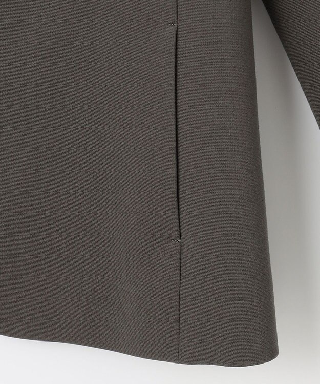 自由区 【XSサイズ～/洗える】WASHABLEPONTE  ボレロジャケット カーキ系