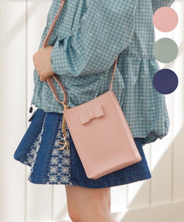 組曲 KIDS 【Fサイズ】ミニツールショルダーバック ピンク系