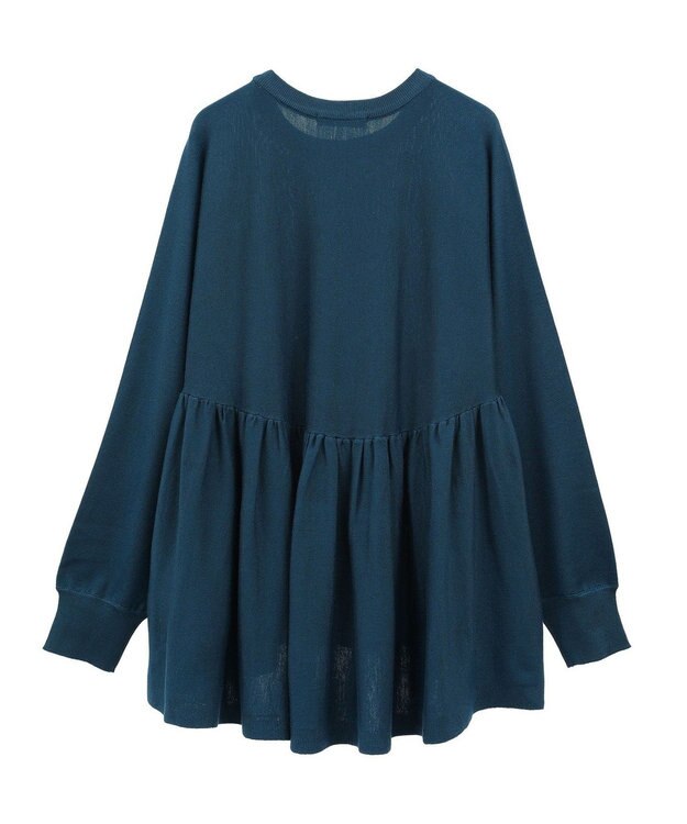 AMERICAN HOLIC ティアードギャザーニットプルオーバー Blue Green