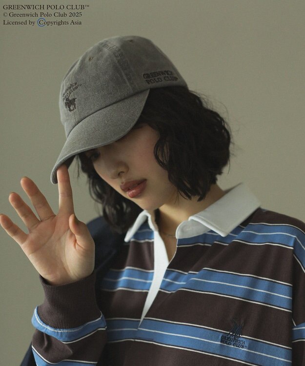 Green Parks ＧＲＥＥＮＷＩＣＨ　ＰＯＬＯ　ＣＬＵＢキャップ Brown