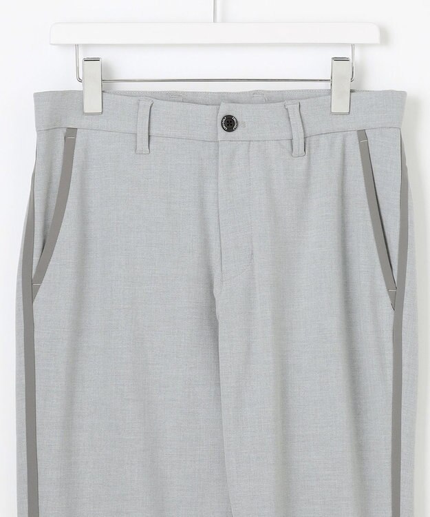 23区GOLF 【MEN】【ストレッチ】サイドライン入りストレートパンツ ライトグレー系