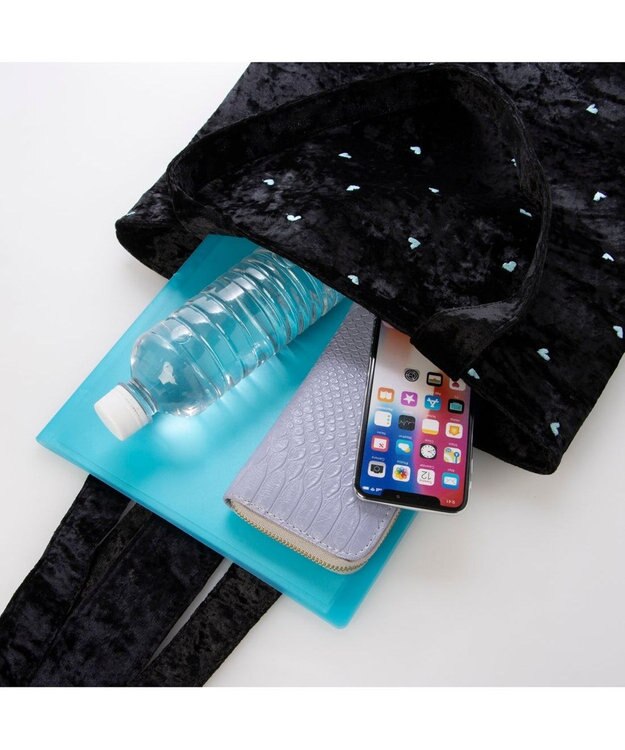 UNBILLION カカトゥ kakatoo / ハートエンブロイダリートート ブラック