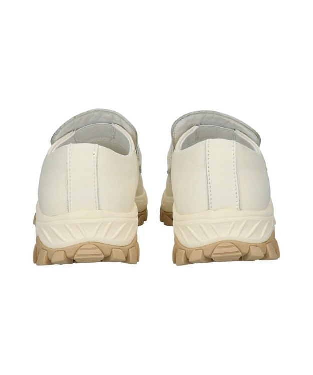 Bridget Birkin 【VINCULUM】防滑メタルチェーンローファー アイボリー