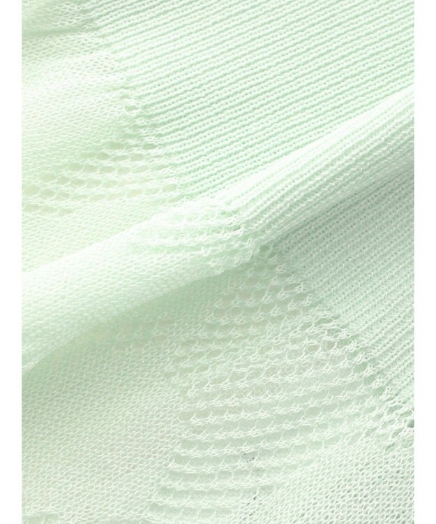 earth music&ecology 花柄シアーカーディガン Mint