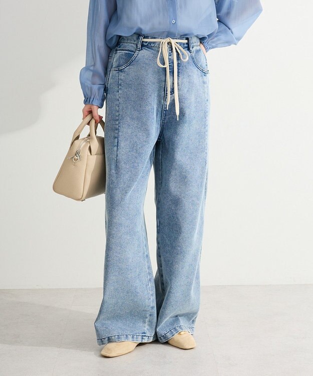 Green Parks コクーンシルエットデニムパンツ