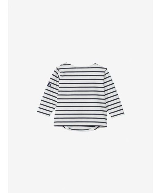 HELLY HANSEN 【ベビー】ロングスリーブマリンボーダーティー オフホワイト×ディープネイビー
