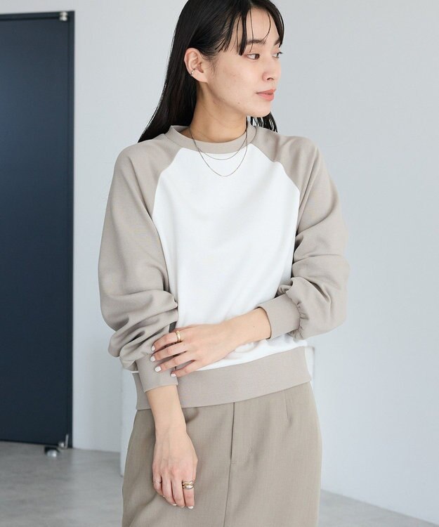 CRAFT STANDARD BOUTIQUE フクレジャカードラグランプルオーバー Light Gray