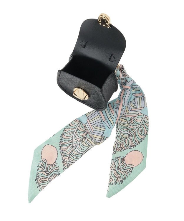 Green Parks バッグスカーフチャーム Black