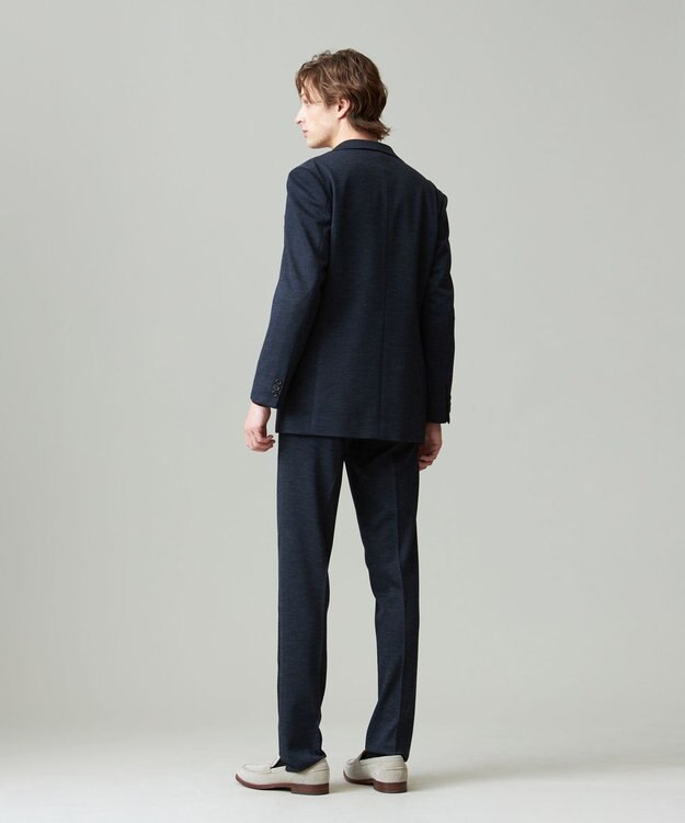 J.PRESS MEN 【セットアップ対応】マナードライトジャージー スラックス ネイビー系8