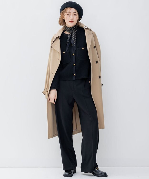 23区 Ratti チェーンモチーフ ダイヤ スカーフ ブラック系5