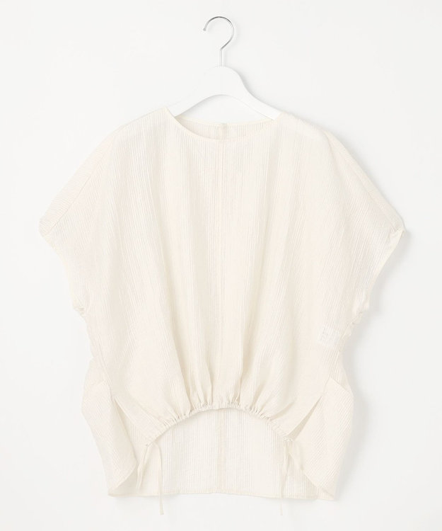 23区 【SLOW/一部店舗限定】ナチュラルピケワッシャー ブラウス アイボリー系