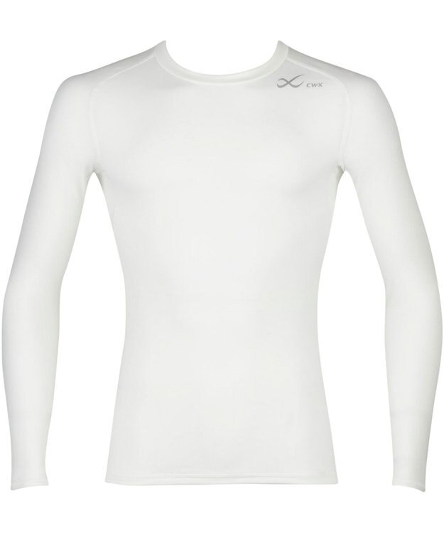 CW-X 【MEN】　機能性トップス　SECOND　BODY　2.0　吸汗速乾　UVカット率90%以上　抗菌防臭　丸首・長袖　/ワコール　CHO029 アイボリー