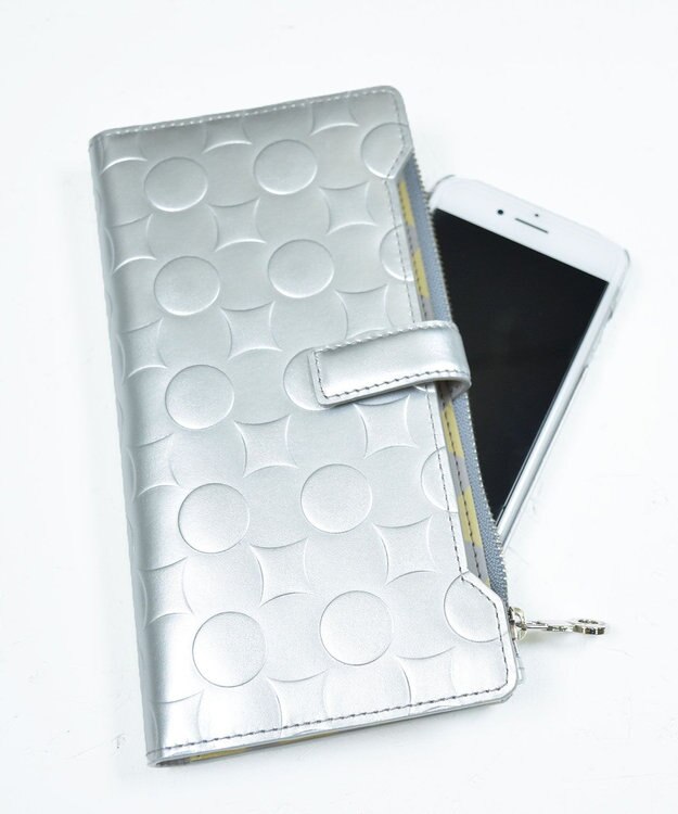 MIYABIYA La quoh with kirakaracho ロングウォレット 月白銀(つきしろぎん)